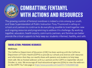 Combatting Fentanyl with Actions and Resources (CDE)